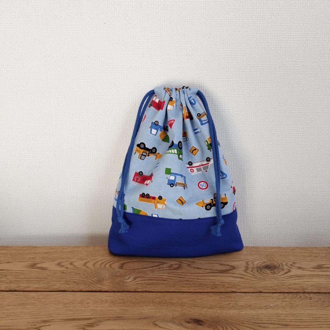 ♬61なかさまオーダー専用☆ハンドメイド☆お気に入りはたらく車たちライトブルー