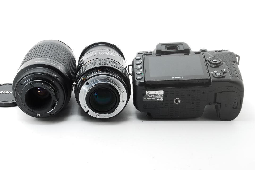 収納バッグ付き高画質D7500＋標準＆望遠レンズセット