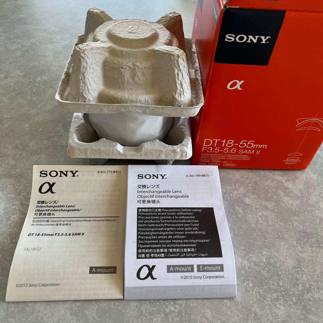 【新品未使用】SONY デジタル一眼レフカメラα 用レンズDT18-55mm
