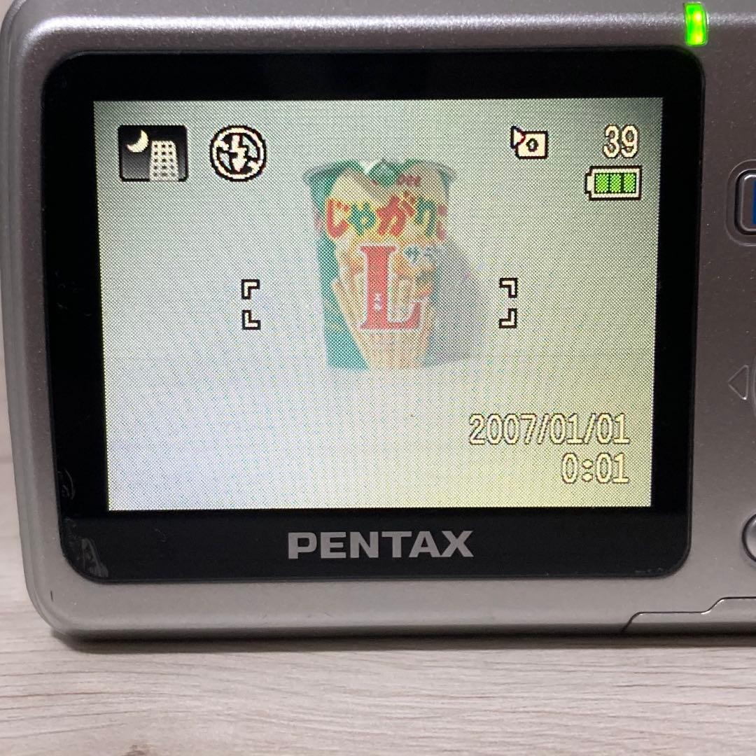 【単三電池】PENTAX Optio E40 オールドコンデジ オールドデジカメ