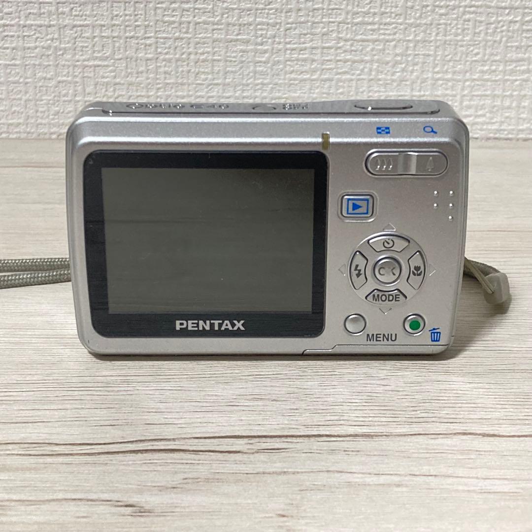 【単三電池】PENTAX Optio E40 オールドコンデジ オールドデジカメ
