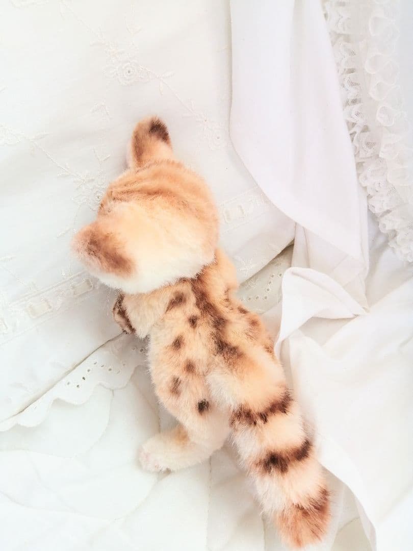 お腹ぽっこり♡スナネコベビちゃん♡アートドール♡ぬいぐるみ♡子猫♡