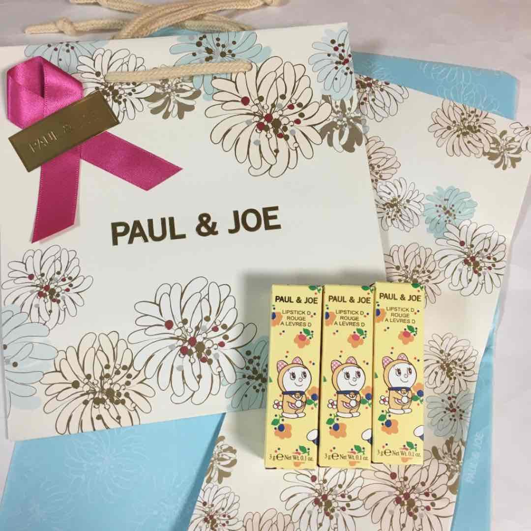 新品★ポール&ジョー×ドラえもん ドラミちゃん★リップスティック口紅★3色セット