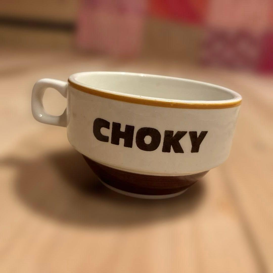 アンティーク　CHOKY スタッキング マグカップ ショッキー 2点セット