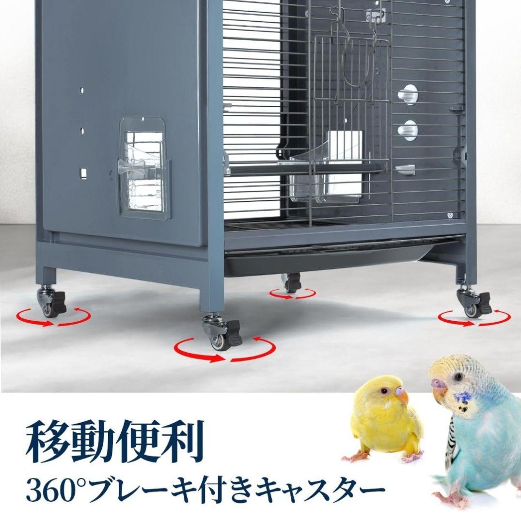 鳥かご 長さ43cm*幅39㎝*高さ59cm 中型 鳥ケージ