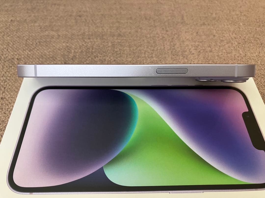 iPhone14 128GB SIMフリー パープル バッテリー86% おまけ付