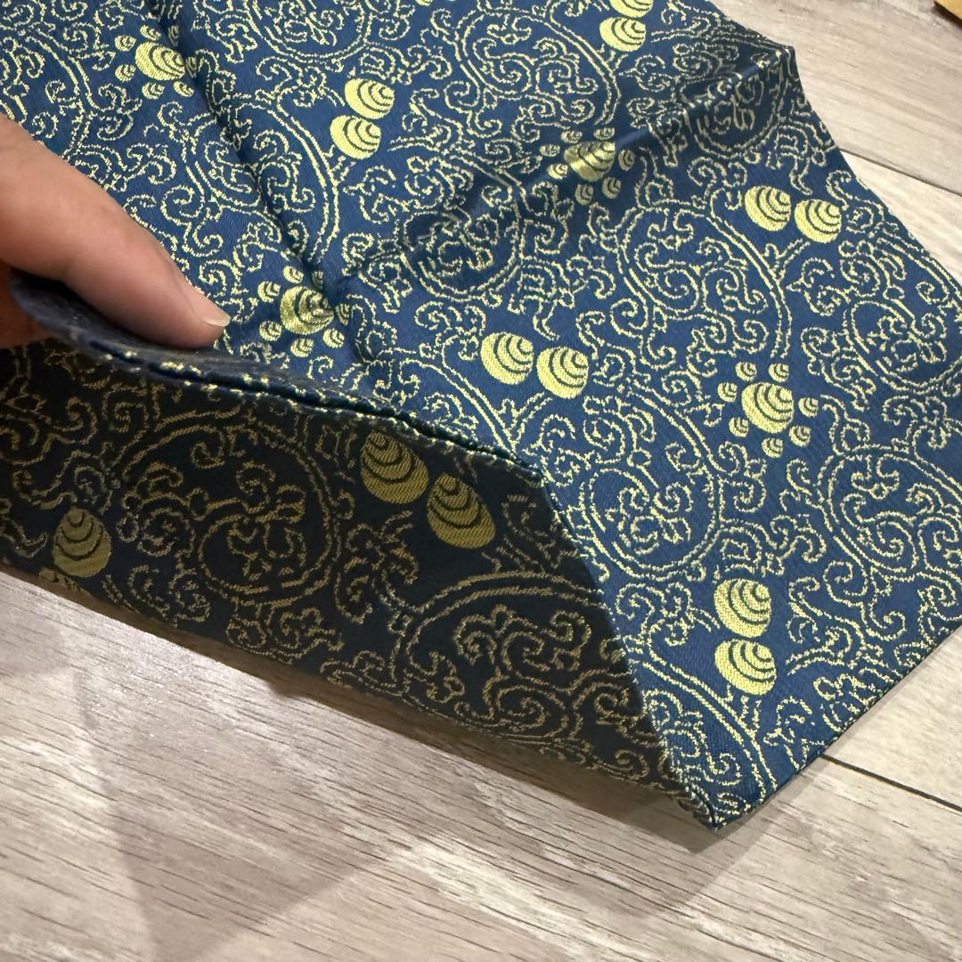 【未使用・共箱付】土田友湖　而妙斎宗匠御好 玉中服紗　表千家　稀少