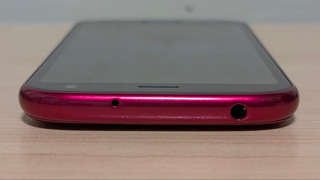 ドコモ らくらくスマートフォン F-52B ピンク 5G SIMフリー 電池良好