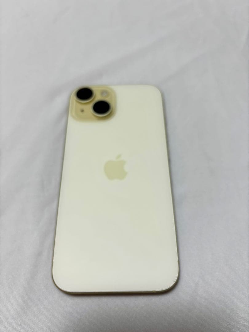【美品】Apple iPhone 15 イエロー※箱なし 本体のみ