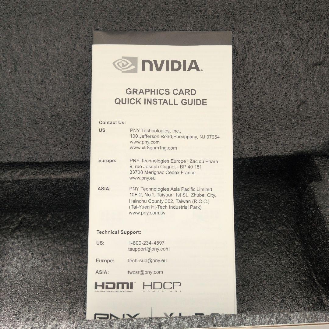 グラフィックボード・グラボ・ビデオカード GeForce RTX 4060Ti 8GB PNY nvidia