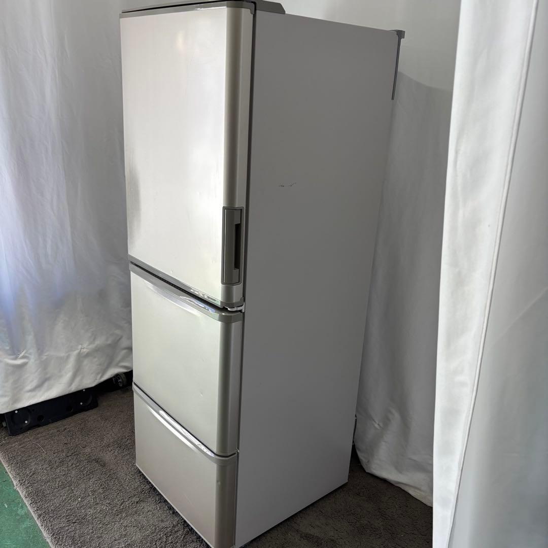 Y858　冷蔵庫　シャープ　300-400ℓ　大型　両開き　中古　安い　設置無料