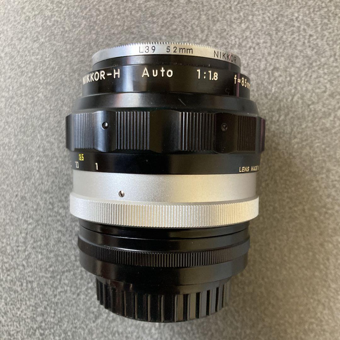 N I K K O R-H   Auto  1:1.8   f=85㎜　レンズ