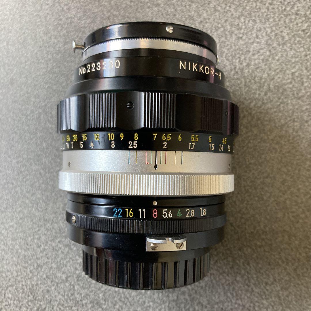 N I K K O R-H   Auto  1:1.8   f=85㎜　レンズ