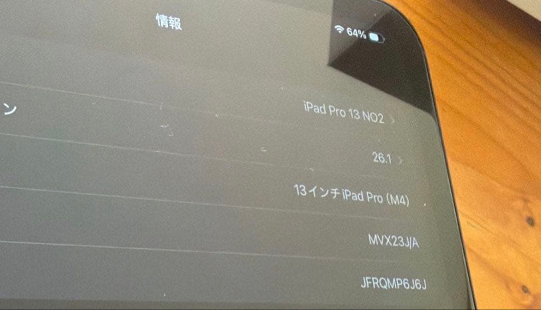 iPad Pro 13 インチ M4 space black 美品