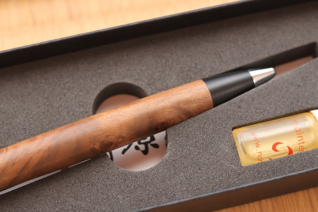 野原工芸　スタンダードボールペン　マーブルウッド　旧型