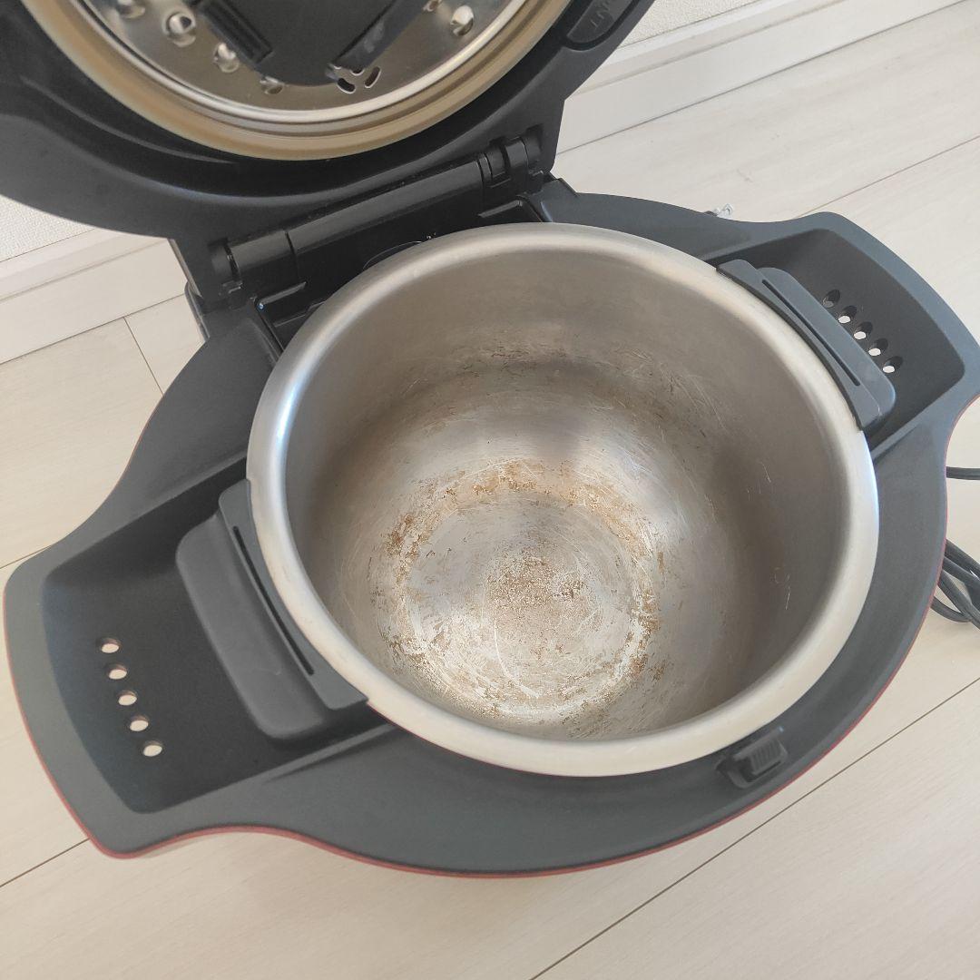 HEALSIO HOTCOOK 赤 電気圧力鍋