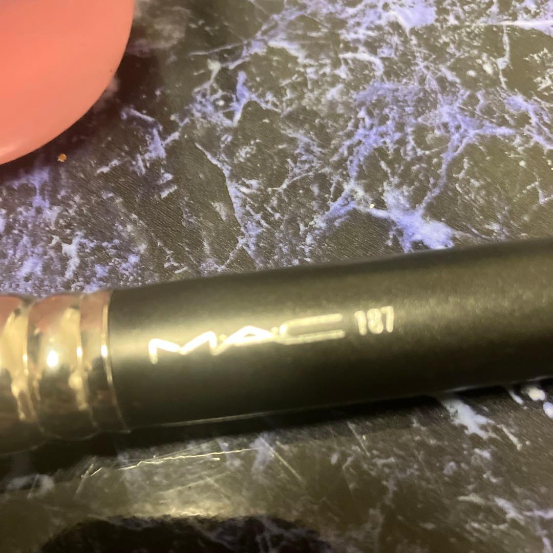 M•A•C #187 スティプリング　ブラシとブラシ　クレンザーのセット