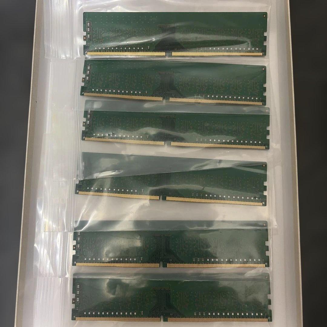 SK hynix 4GB DDR4メモリ 2133MHz 6枚セット