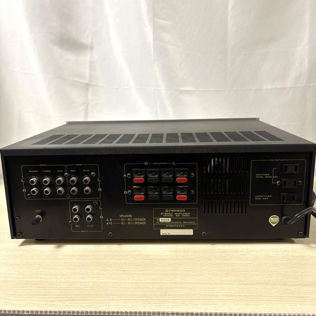 Pioneer パイオニア SA-7800 プリメインアンプ [ジャンク品]