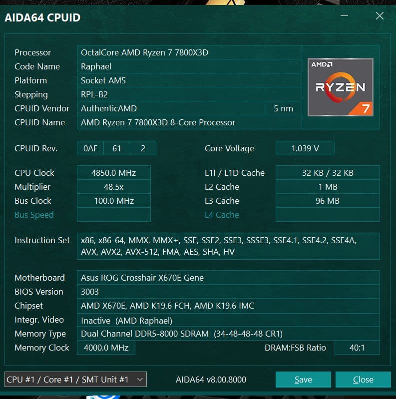 k*a様 ASUS ROG CROSSHAIR X670E GENE