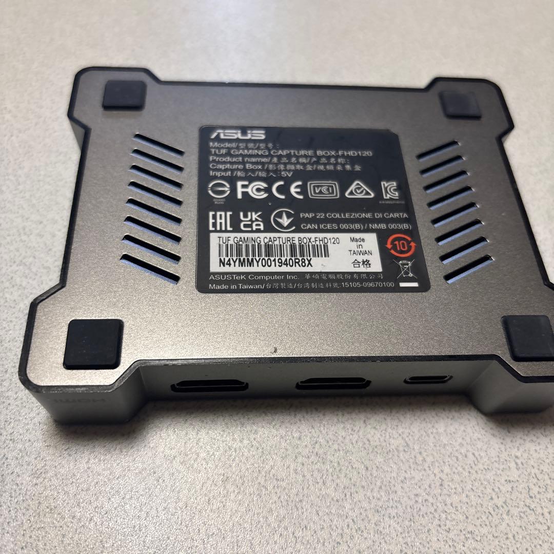 ASUS ゲームキャプチャーボックス-FHD120-PAD