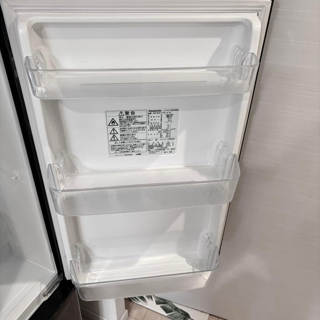 Panasonic 2ドア冷蔵庫 NR-BW174C