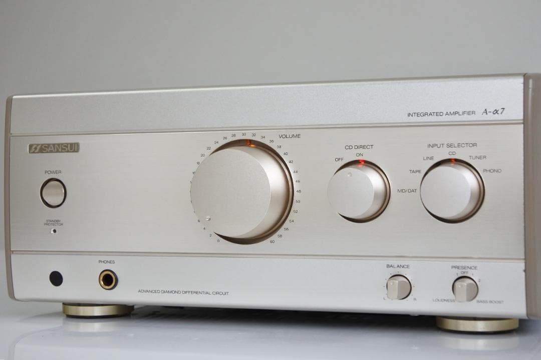 SANSUI A-α7　インテグレーテッドアンプ　オーバーホール製品　正常動作品