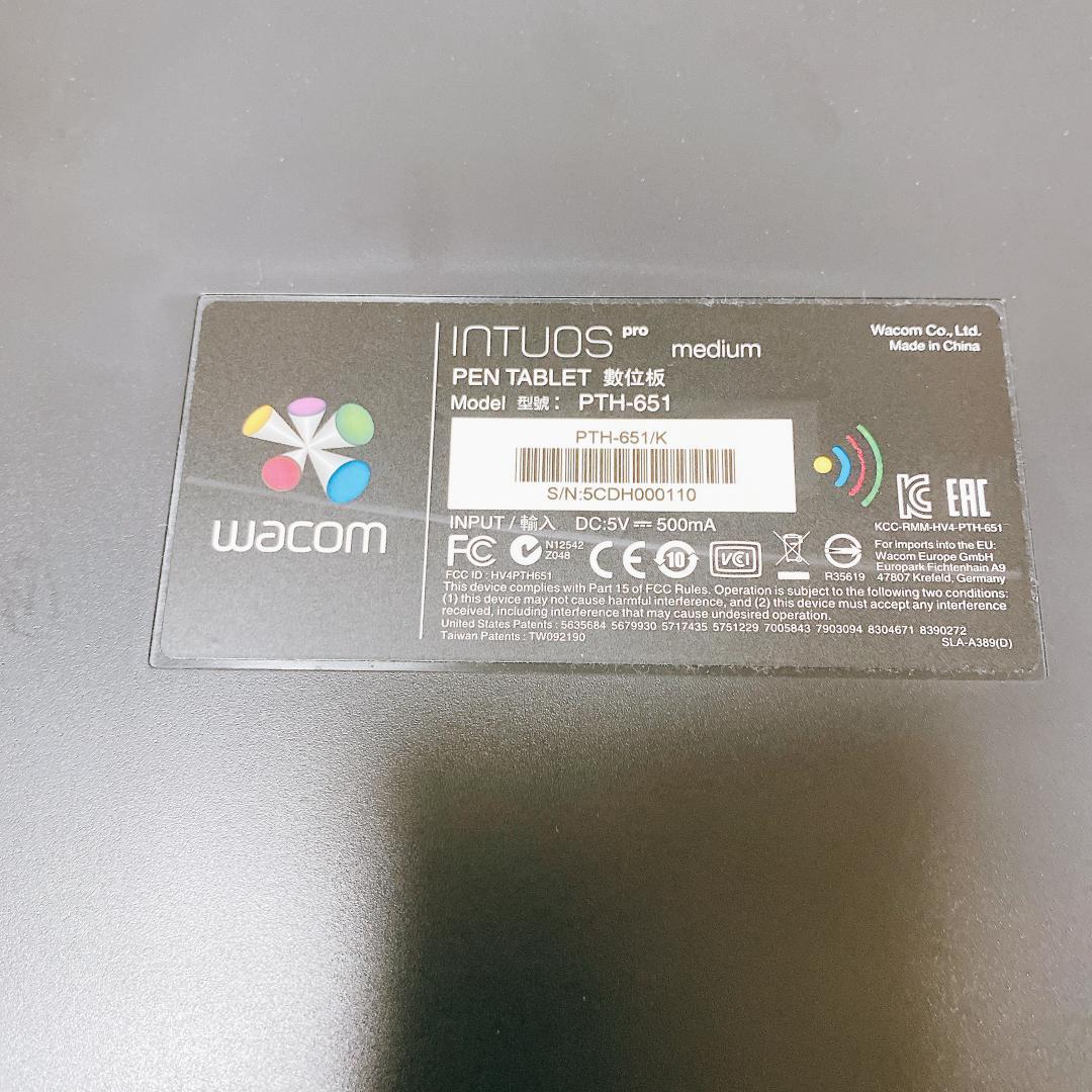 Wacom ペンタブレット INTUOS PTH-651 medium Mサイズ