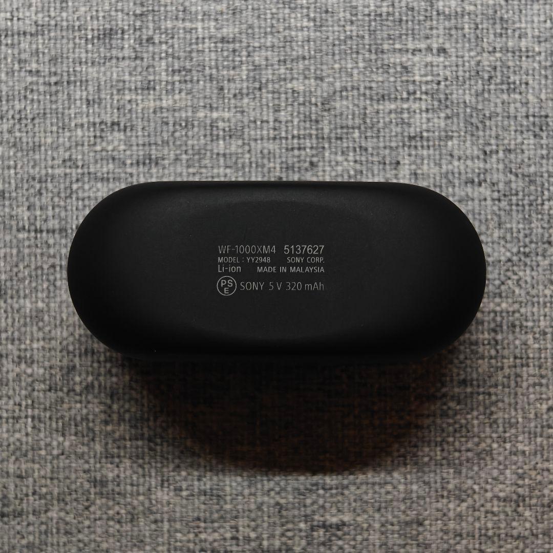 【中古品】Sony WF-1000XM4 ブラック バッテリー最大容量100%
