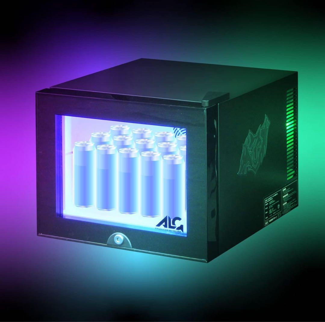 アローン LEDミニゲーミング冷蔵庫20L