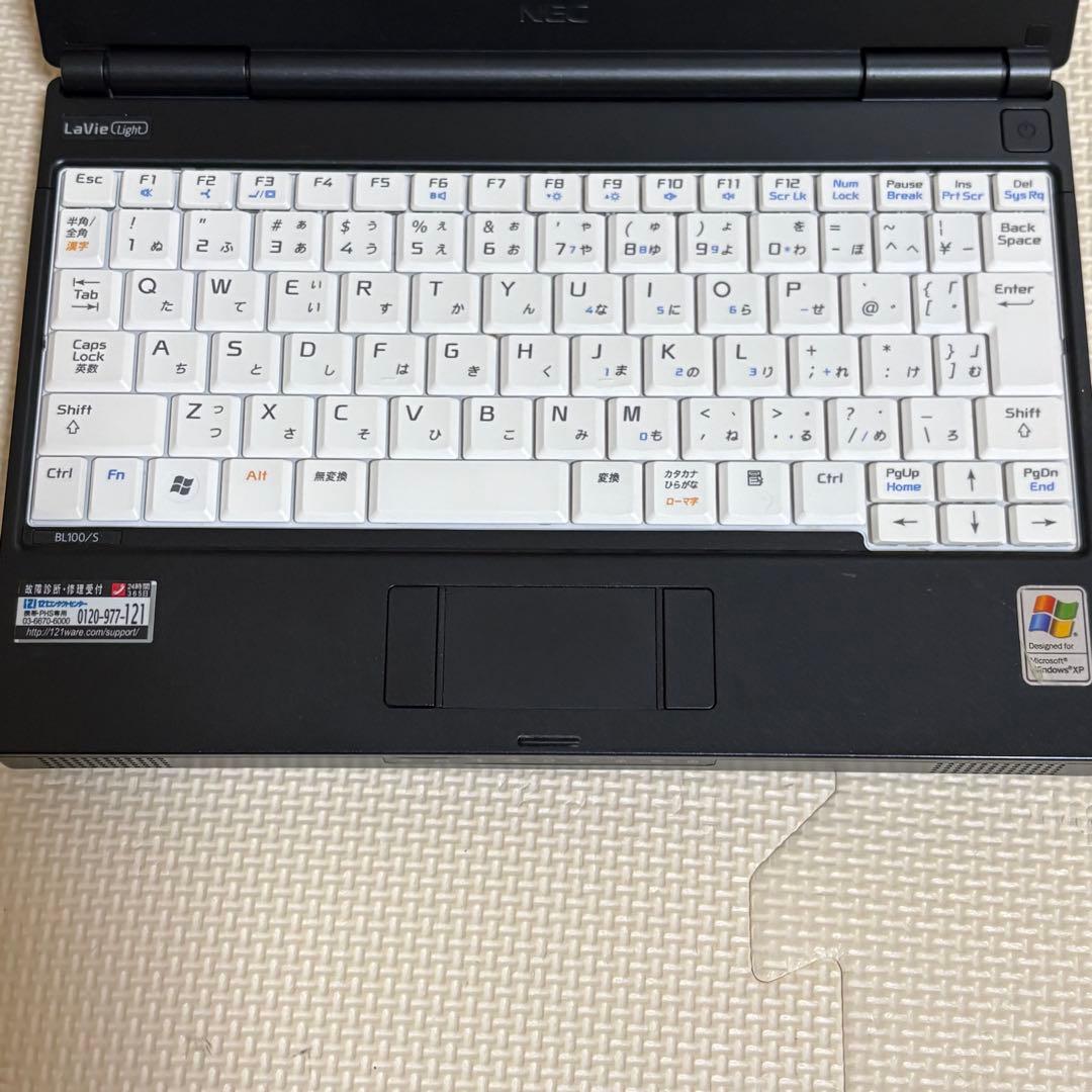 NEC LaVie WindowsノートPC ブラック ACアダプター付き