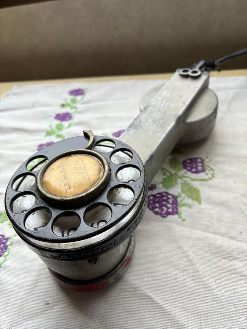 アンティーク　電話機　Western Electric 1921年　アメリカ