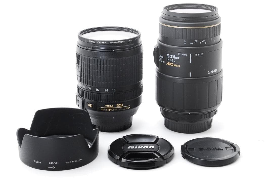 Nikon D7000 約9943回 18-105VR 望遠レンズ バック付