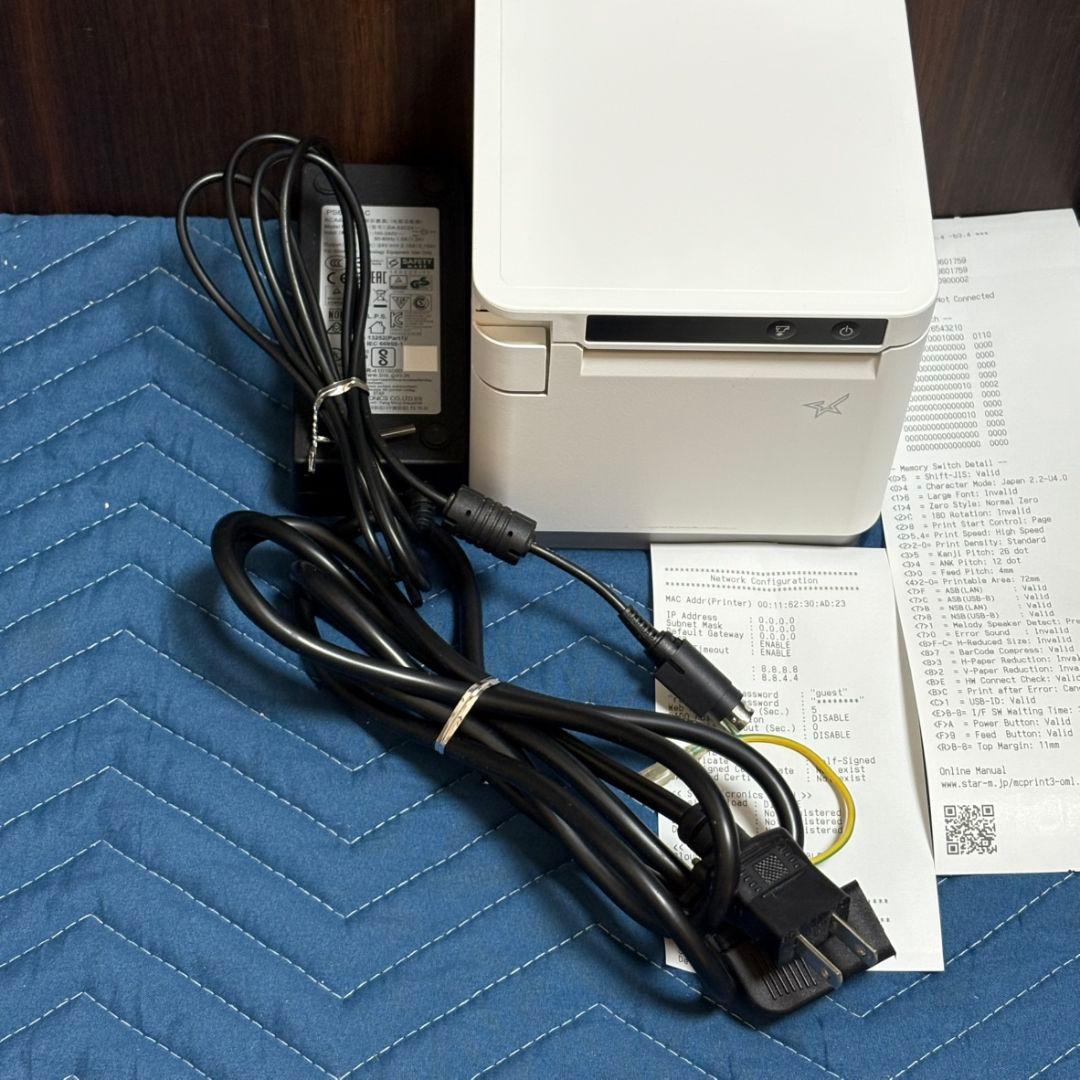 スター精密 mC-Print3 レシートプリンター MCP30 WT ⑮