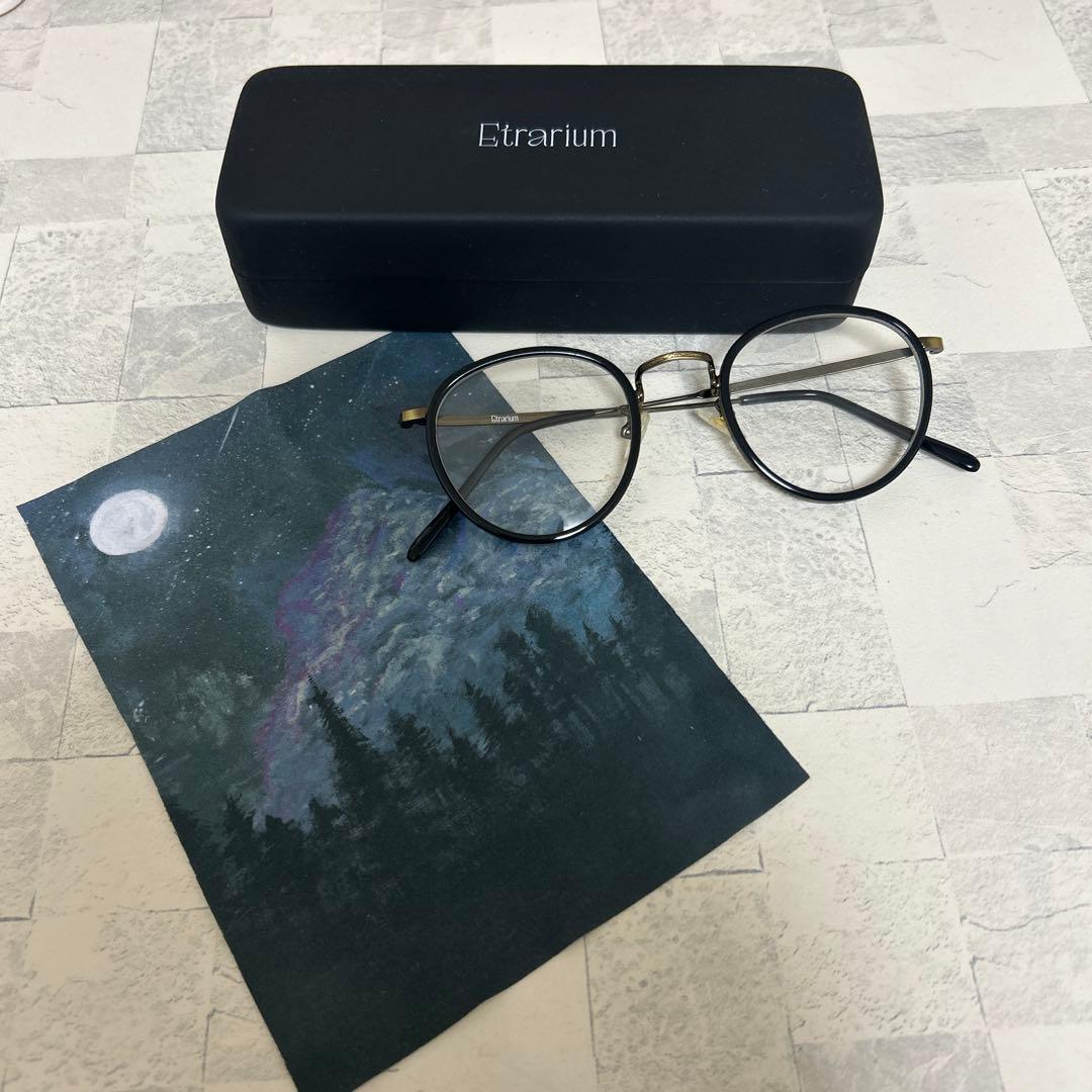 Etrarium eyewear メガネ ブラック