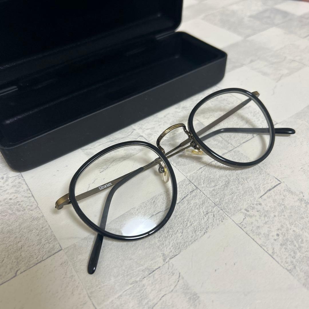 Etrarium eyewear メガネ ブラック