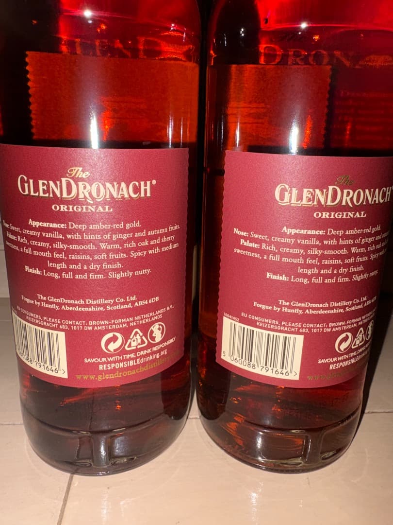 グレンドロナック12年 旧ボトル43%700ml 2本セット