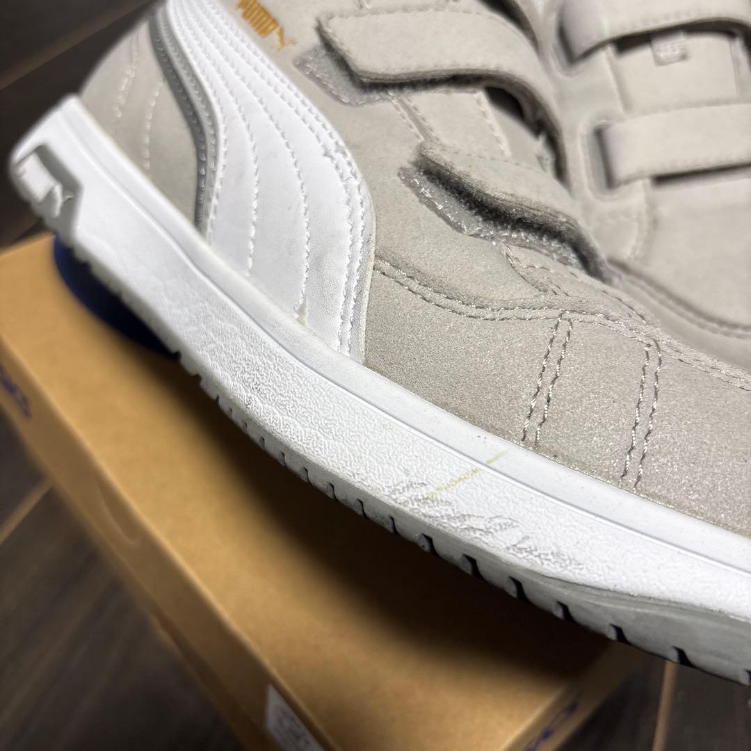 PUMA ベルト付きスニーカー グレー 安全靴