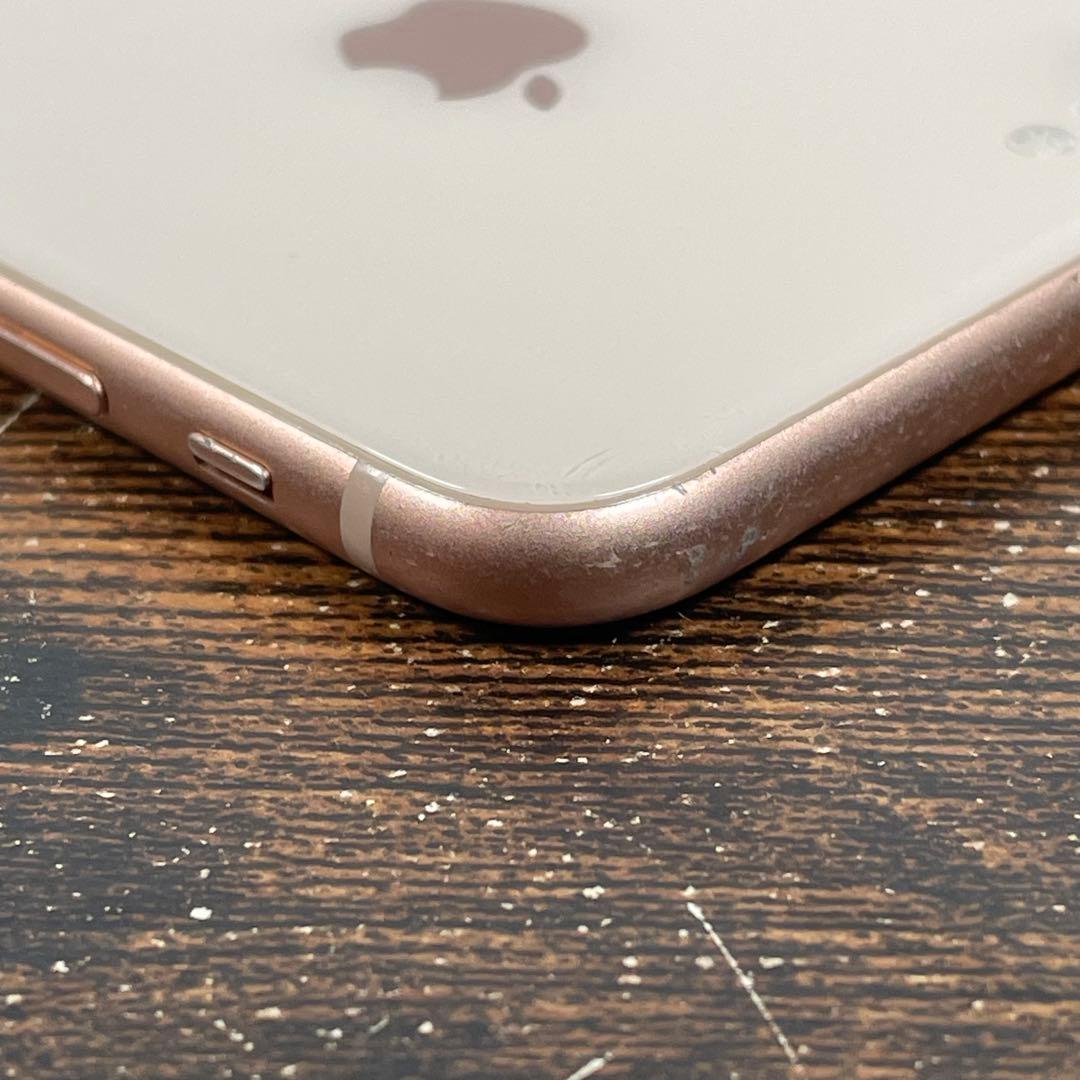 動作OK iPhone8 64GB ローズゴールド docomo 77%