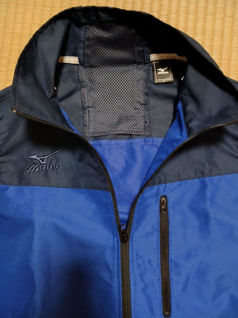 空調服 ミズノ サイズL 小型バッテリー 薄型ファン スターターキット