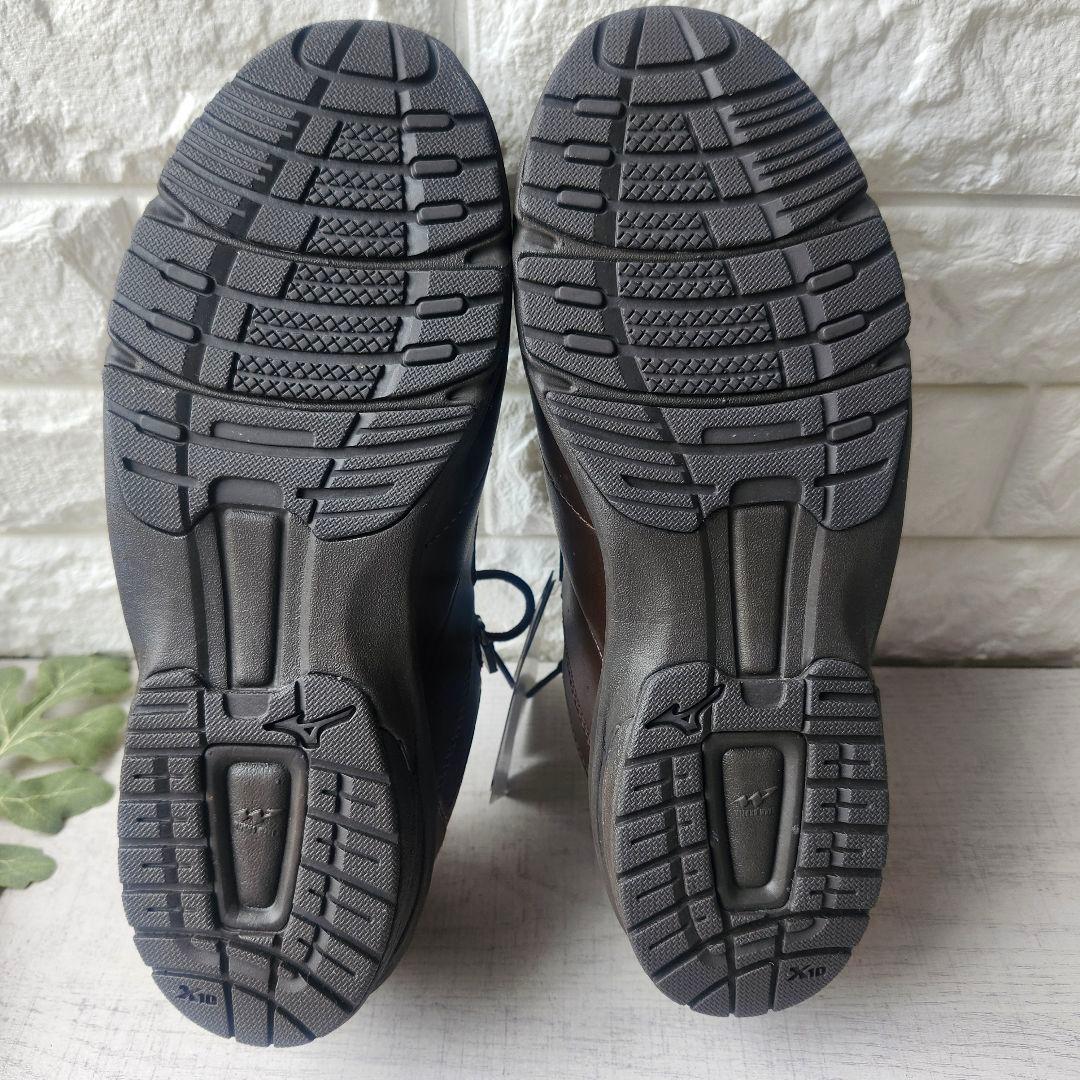 新品タグMIZUNOミズノNS WALK プレミアム24.5 /4E防水ジッパー