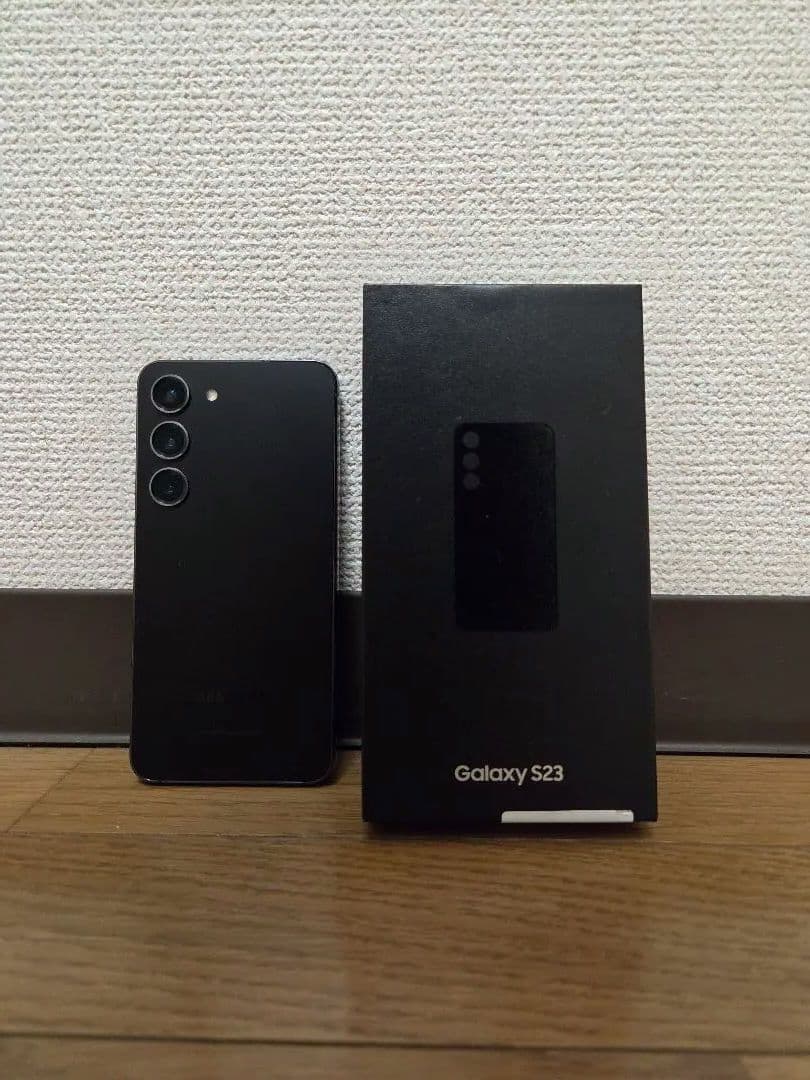 Galaxy S23 ブラック 本体 箱付き simフリー　海外版