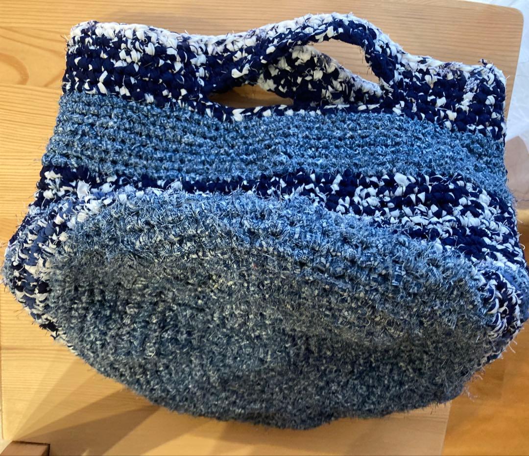 さき編みバッグ☆ハンドメイド☆リメイク
