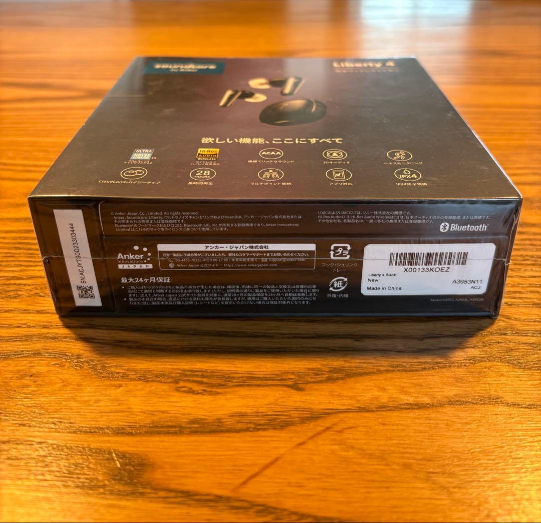 Anker Soundcore Liberty 4 ミッドナイトブラック