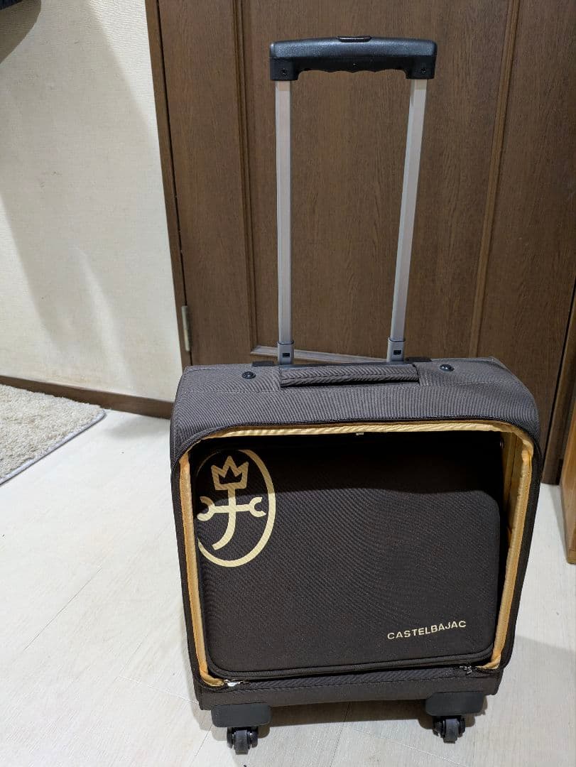 CASTELBAJAC ブラウン キャリーカート