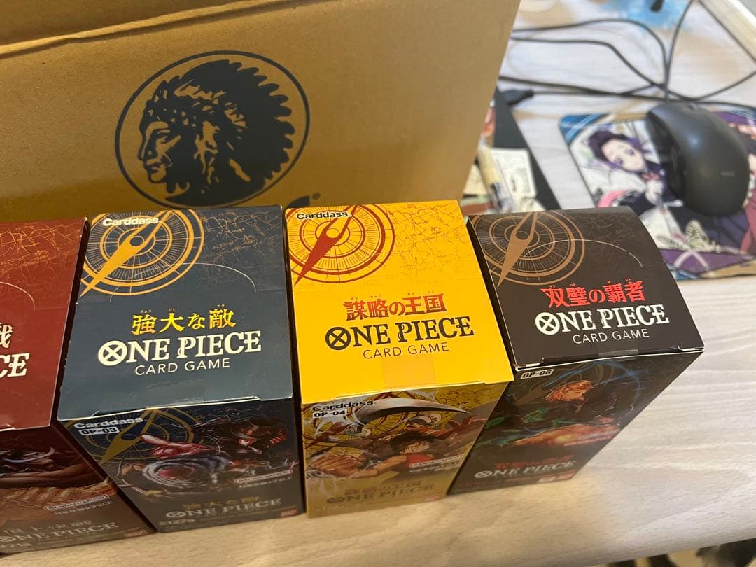 ワンピースカード　5BOXまとめ売り　未開封　テープ付き