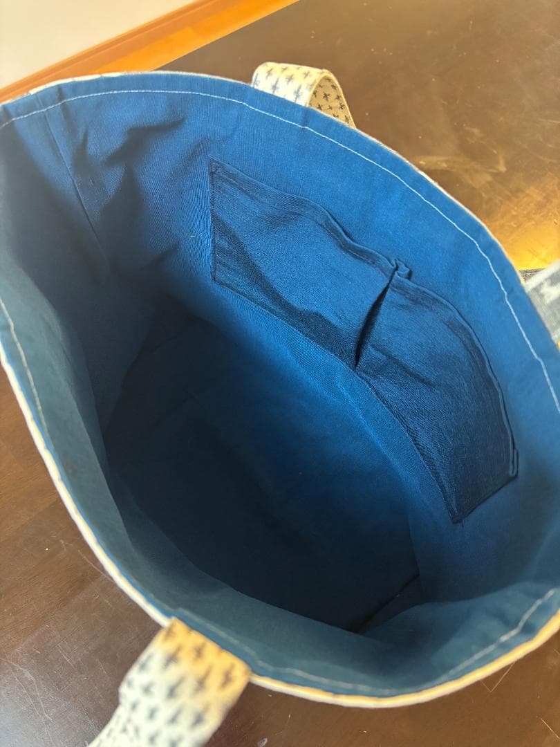 帯リメイクバッグ_パッチワーク風