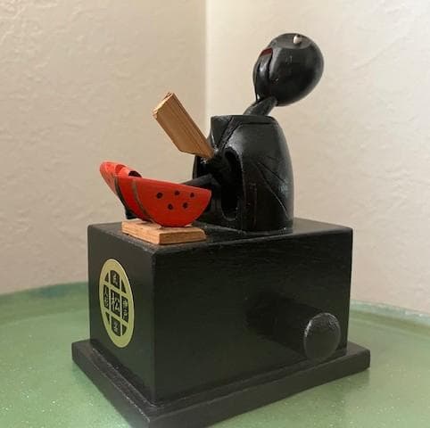 ★からくり人形　神戸人形　西瓜喰　郷土玩具