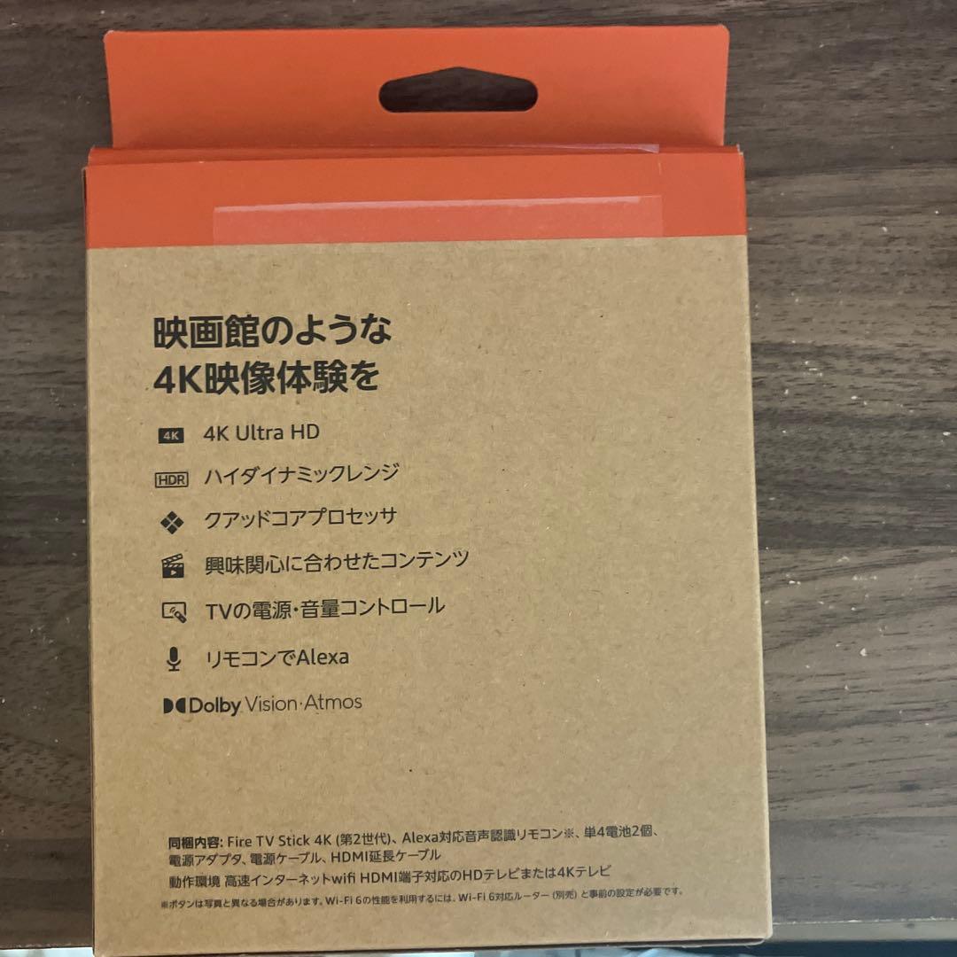 テレビ Fire TV Stick 4K 8GB Wi-Fi 6