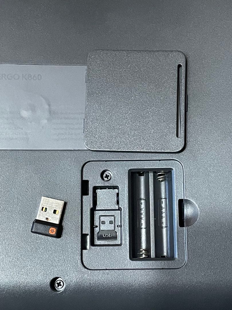 【中古美品・英字配列】Logitech ERGO K860 キーボード